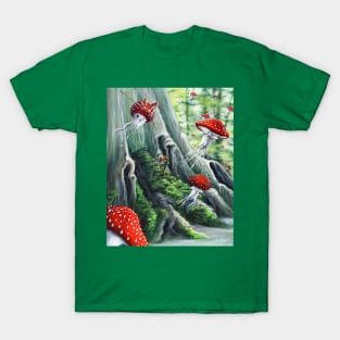 The Great Mushroom Migration T-Shirt